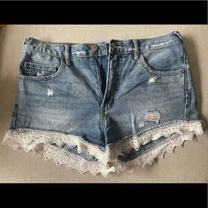 Free People Jeans Shorts